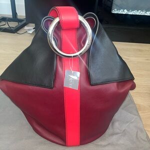 Alexander McQueen calfskin butterfly tote